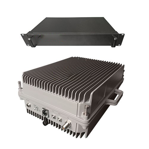  黑山TETRA800数字警用集群数字光纤直放站远近端机